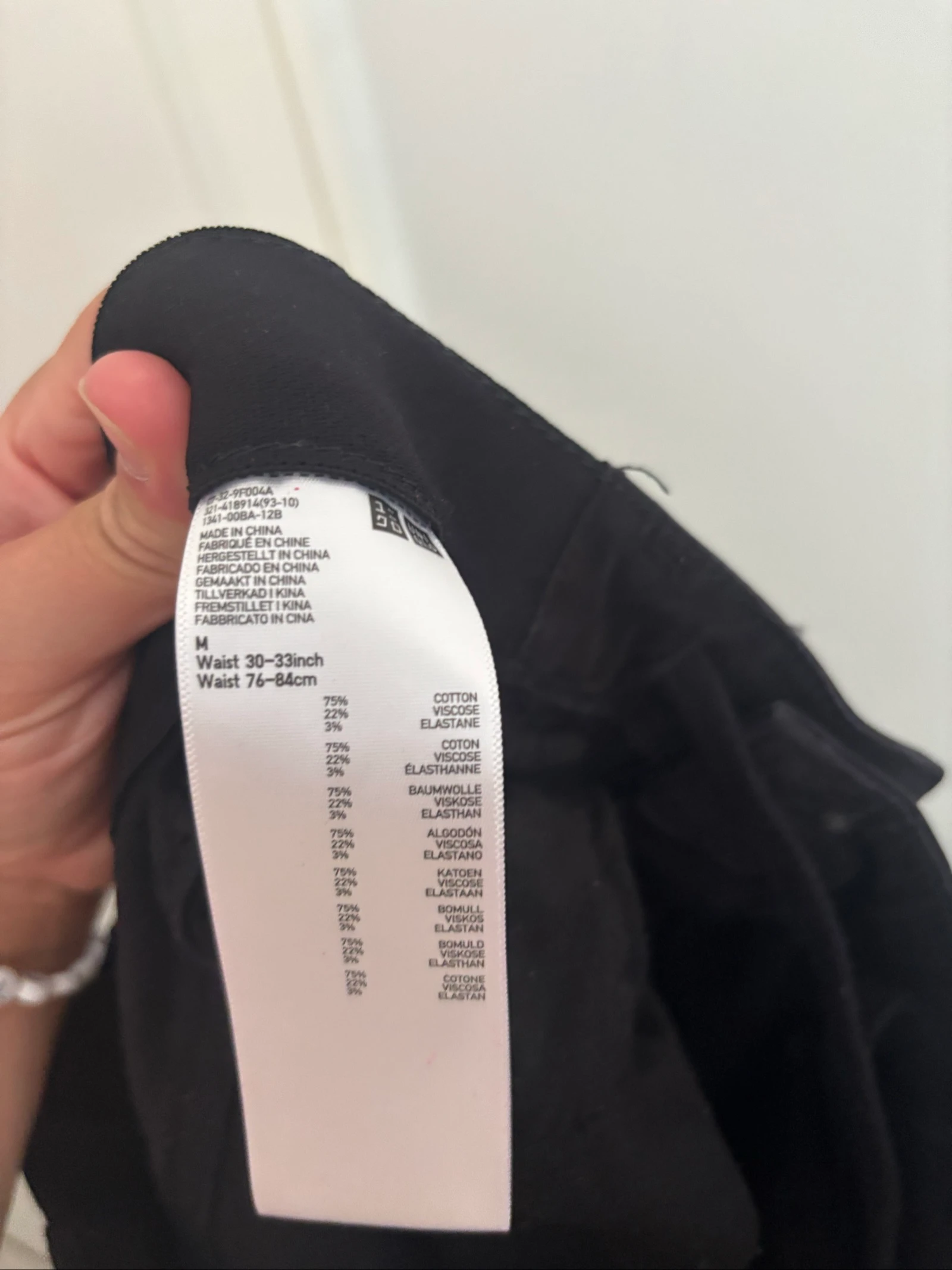 163/ Men's black pants - Uniqlo - Size M – photo 4